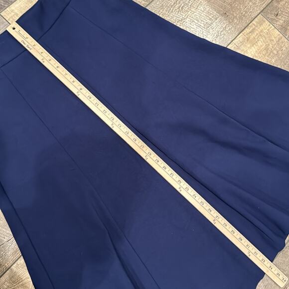 Coldwater Creek Women's Midweight Midi Skirt Navy Size 14 - Picture 3 of 6